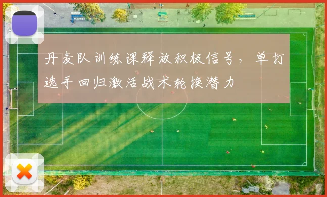 丹麦队训练课释放积极信号，单打选手回归激活战术轮换潜力