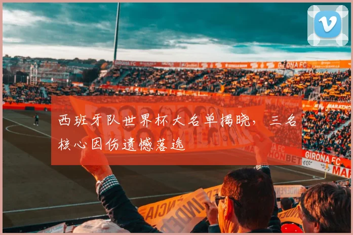 西班牙队世界杯大名单揭晓，三名核心因伤遗憾落选